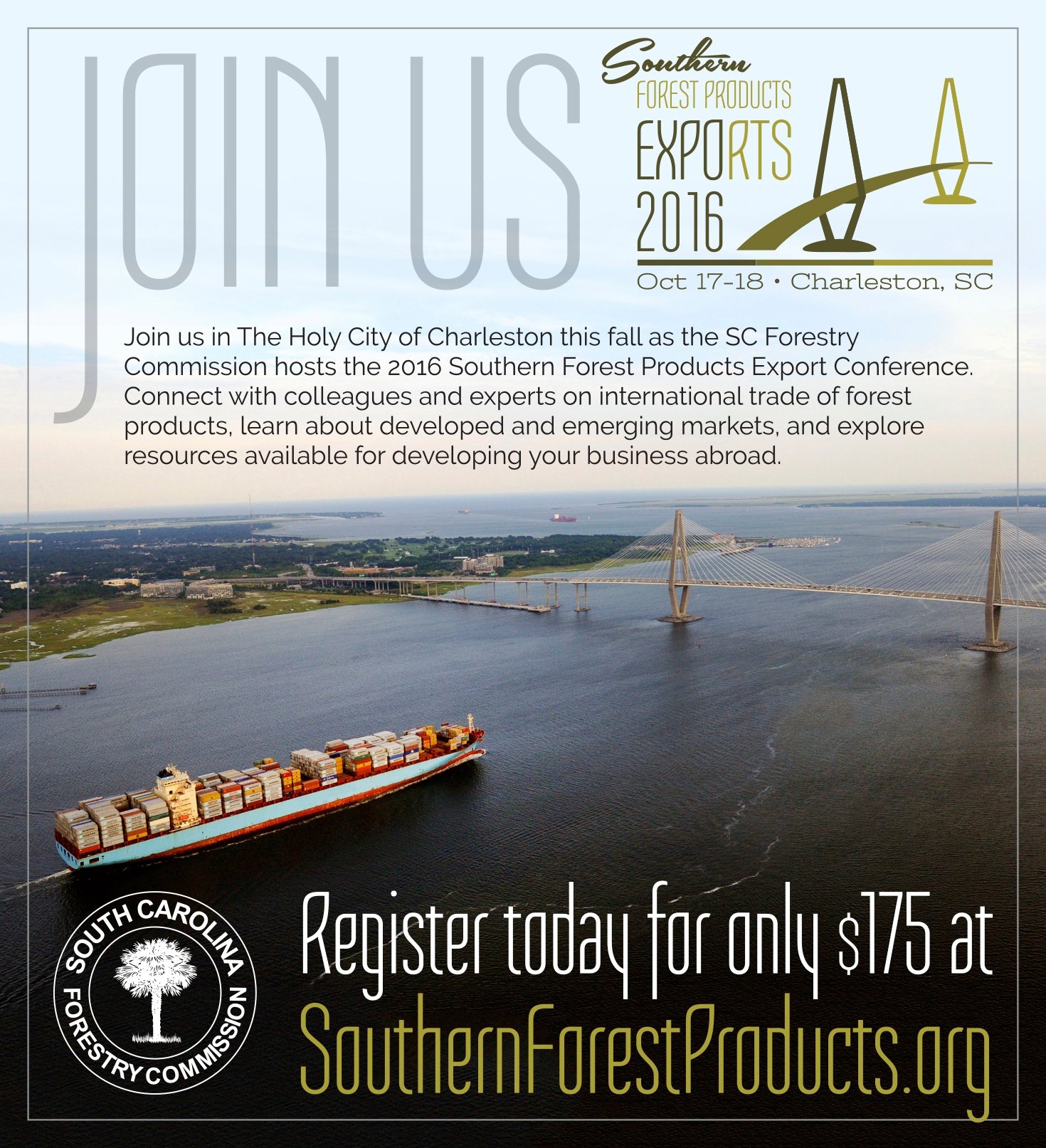 South Carolina Forestry Commission to Host Export Convention